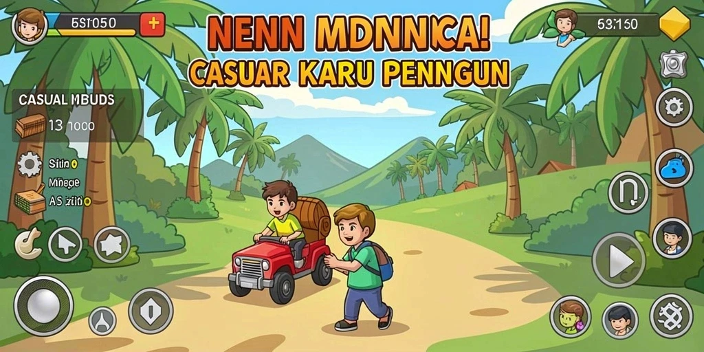 merdekawin - Beragam karakter yang dapat dipilih dan diupgrade.